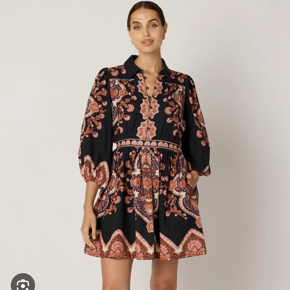 Cleobella Leigh Floral Long Sleeve Dress
